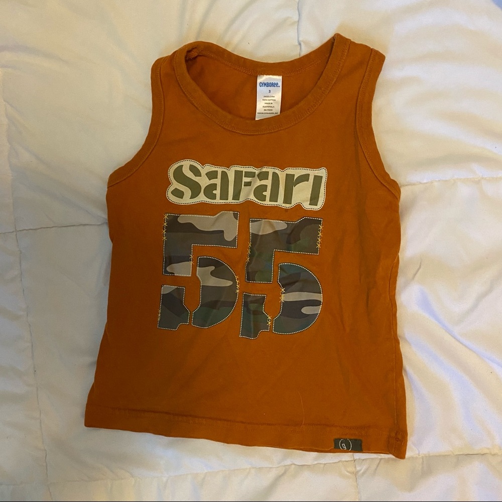 Cute safari boys 3t tank top